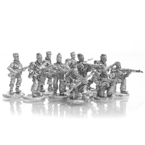 CMD Rifle Squad Advancing + firing Bren Gun