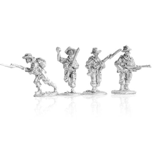 LRP NCO w/ Rifle, Bren Gunner, advancing